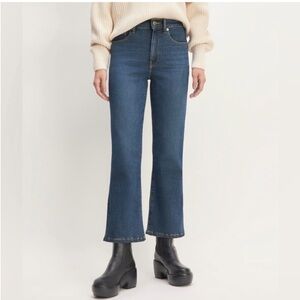 Everlane Kick Crop Jean 29 organic cotton blue